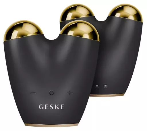 Geske Smart App Guided Facial Lifting Microcurrent 6 In 1 #Black
