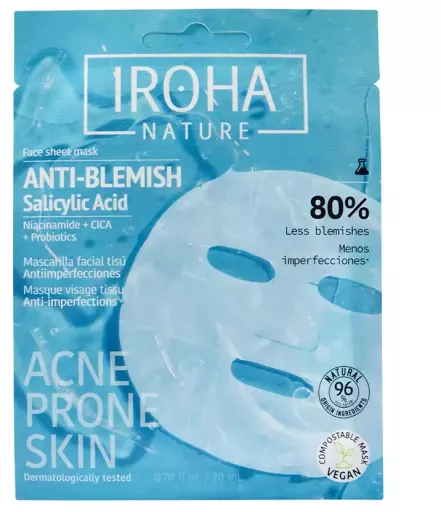 Anti-Blemish Facial Tissue Mask, Anti-Imperfection Mask, 1 Unit