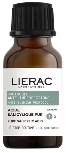 Lierac Anti-Imperfection Protocol Stop Pimples Pure Salicylic Acid 15 ml