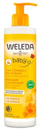Weleda Baby Shampoo and Calendula Shower Gel 400ml