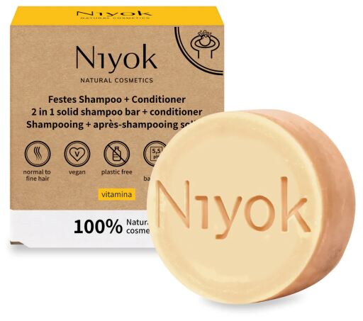 Niyok Solid Shampoo + Conditioner Vitamin 80g