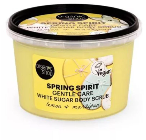 Organic Shop Spring Spirit Gentle Sugar Body Scrub 250ml
