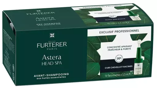 Professional Head Spa Astera Soothing Concentrate Ampoules 16 Units