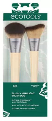 EcoTools Blush + Highlight Brush Duo 2 Pieces