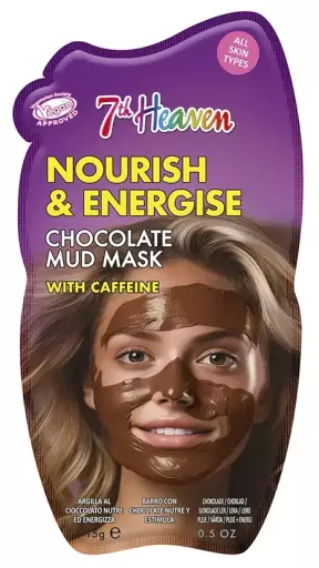7th Heaven Nourish & Energise Chocolate Mud Mask with Caffeine 15g