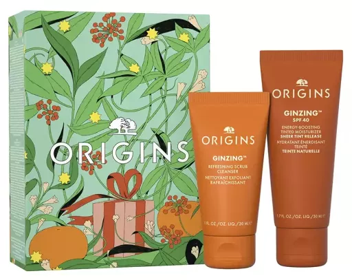 Origins Ginzing Energizing Tinted Moisturizer SPF40 2-Piece Set