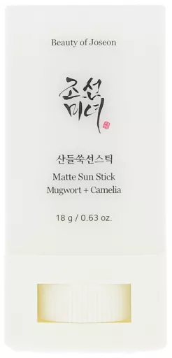 Beauty Of Joseon Matte Sun Stick Mugwort + Camellia Sunscreen SPF 50 +18 gr